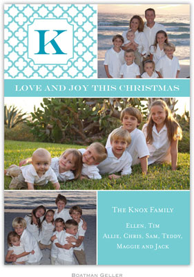 Digital Holiday Photo Cards by Boatman Geller - Bristol Petite Teal Digital Holiday Photo Cards by Boatman Geller - Bristol Petite Teal