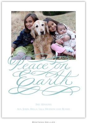 Digital Holiday Photo Cards by Boatman Geller - Peace on Earth Digital Holiday Photo Cards by Boatman Geller - Peace on Earth