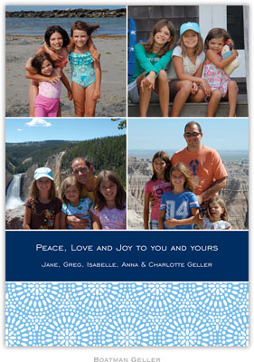 Create-Your-Own Digital Holiday Photo Cards by Boatman Geller (Bursts - 4 Photo)