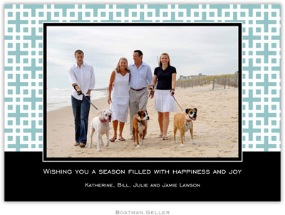 Create-Your-Own Digital Holiday Photo Cards by Boatman Geller (Lattice - 1 Photo)