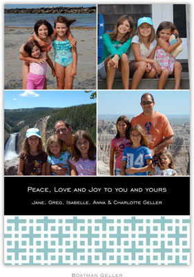Create-Your-Own Digital Holiday Photo Cards by Boatman Geller (Lattice - 4 Photo)