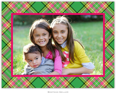 Digital Holiday Photo Cards by Boatman Geller - Plaid Preppy (Folded) Digital Holiday Photo Cards by Boatman Geller - Plaid Preppy (Folded)