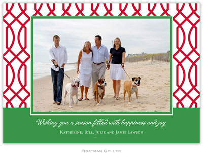 Create-Your-Own Digital Holiday Photo Cards by Boatman Geller (Trellis - 1 Photo) Create-Your-Own Digital Holiday Photo Cards by Boatman Geller (Trellis - 1 Photo)