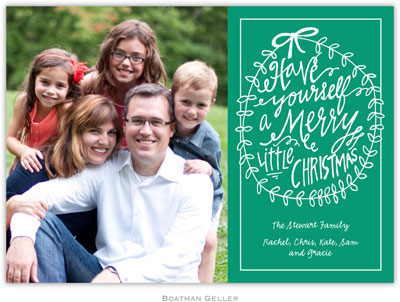 Digital Holiday Photo Cards by Boatman Geller - Merry Little Christmas Emerald (1 photo) Digital Holiday Photo Cards by Boatman Geller - Merry Little Christmas Emerald (1 photo)