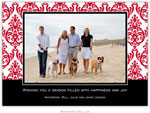 Create-Your-Own Digital Holiday Photo Cards by Boatman Geller (Madison Damask Reverse - 1 Photo)