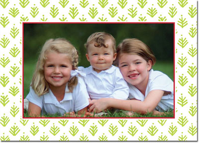 Digital Holiday Photo Cards by Boatman Geller - Sprig Lime Digital Holiday Photo Cards by Boatman Geller - Sprig Lime