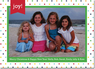 Digital Holiday Photo Cards by Boatman Geller - Dottie Multi Digital Holiday Photo Cards by Boatman Geller - Dottie Multi