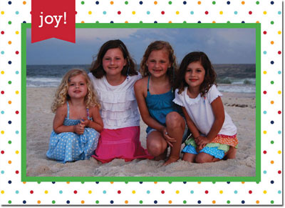 Digital Holiday Photo Cards by Boatman Geller - Dottie Multi Digital Holiday Photo Cards by Boatman Geller - Dottie Multi