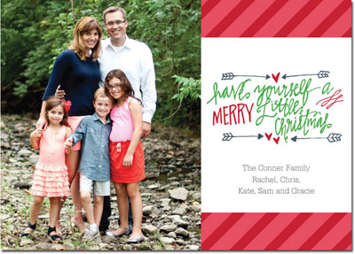 Digital Holiday Photo Cards by Boatman Geller - Little Christmas Stripes Digital Holiday Photo Cards by Boatman Geller - Little Christmas Stripes