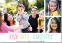 Digital Holiday Photo Cards by Boatman Geller - Love and Laughter