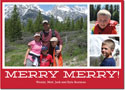 Digital Holiday Photo Cards by Boatman Geller - Merry Merry Red