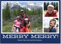 Digital Holiday Photo Cards by Boatman Geller - Merry Merry Navy