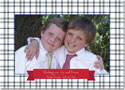 Digital Holiday Photo Cards by Boatman Geller - Miller Check Gray & Blue