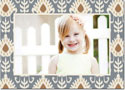 Digital Holiday Photo Cards by Boatman Geller - Mia Ikat Gray