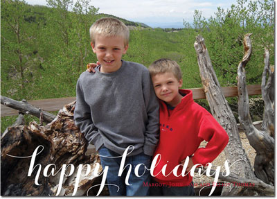 Digital Holiday Photo Cards by Boatman Geller - Carolyna Happy Holidays Digital Holiday Photo Cards by Boatman Geller - Carolyna Happy Holidays