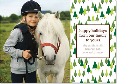 Digital Holiday Photo Cards by Boatman Geller - Holiday Trees
