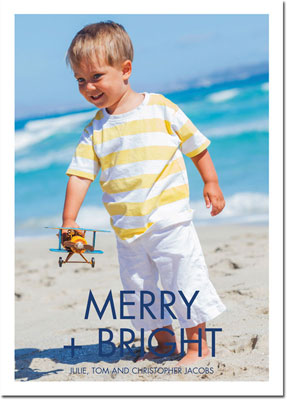 Digital Holiday Photo Cards by Boatman Geller - Futura Merry + Bright Digital Holiday Photo Cards by Boatman Geller - Futura Merry + Bright