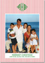 Digital Holiday Photo Cards by Boatman Geller - Seersucker Red