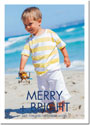 Digital Holiday Photo Cards by Boatman Geller - Futura Merry + Bright