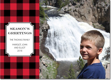 Digital Holiday Photo Cards by Boatman Geller - Jack Plaid Digital Holiday Photo Cards by Boatman Geller - Jack Plaid