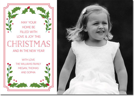 Digital Holiday Photo Cards by Boatman Geller - Vintage Holiday Digital Holiday Photo Cards by Boatman Geller - Vintage Holiday