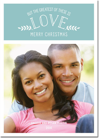Digital Holiday Photo Cards by Boatman Geller - Christmas Love