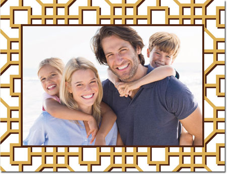 Holiday Photo Mount Cards by Boatman Geller - Fret Holiday Photo Mount Cards by Boatman Geller - Fret