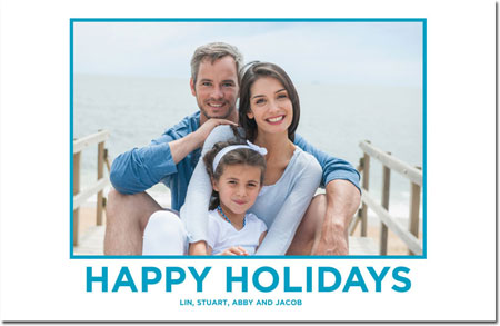 Holiday Photo Mount Cards by Boatman Geller (Classic Happy Holidays)