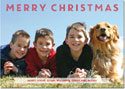 Digital Holiday Photo Cards by Boatman Geller - 2D Merry Christmas