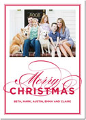 Digital Holiday Photo Cards by Boatman Geller (Merry Christmas Flourish)