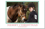 Holiday Photo Mount Cards by Boatman Geller (Caslon Christmas)