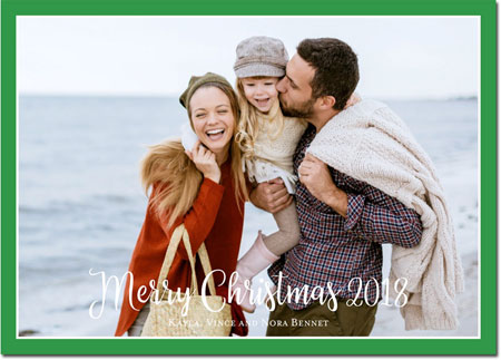 Digital Holiday Photo Cards by Boatman Geller - Christmas Border Whimsy Digital Holiday Photo Cards by Boatman Geller - Christmas Border Whimsy