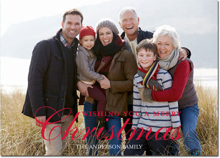 Digital Holiday Photo Cards by Boatman Geller - Traditional Christmas