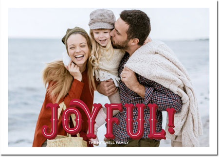 Digital Holiday Photo Cards by Boatman Geller - Adorned Joyful Digital Holiday Photo Cards by Boatman Geller - Adorned Joyful