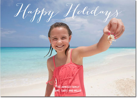 Digital Holiday Photo Cards by Boatman Geller - Cursive Holiday Digital Holiday Photo Cards by Boatman Geller - Cursive Holiday