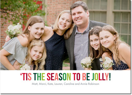 Digital Holiday Photo Cards by Boatman Geller - Jolly Colors Digital Holiday Photo Cards by Boatman Geller - Jolly Colors