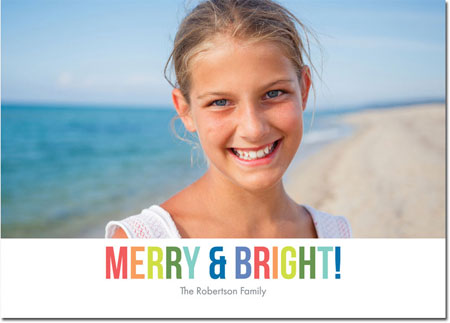 Digital Holiday Photo Cards by Boatman Geller - Merry & Bright Colors Digital Holiday Photo Cards by Boatman Geller - Merry & Bright Colors