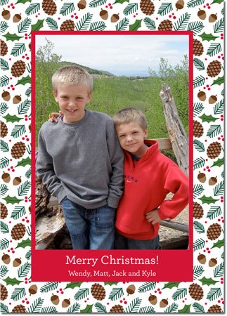 Digital Holiday Photo Cards by Boatman Geller - Tree Farm