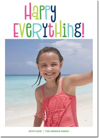 Digital Holiday Photo Cards by Boatman Geller - Happy Everything Digital Holiday Photo Cards by Boatman Geller - Happy Everything