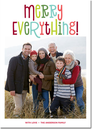 Digital Holiday Photo Cards by Boatman Geller - Merry Everything Digital Holiday Photo Cards by Boatman Geller - Merry Everything