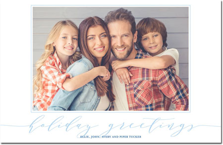 Digital Holiday Photo Cards by Boatman Geller (Dashing - Holiday Greetings)