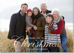 Digital Holiday Photo Cards by Boatman Geller - Traditional Christmas Foil