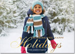 Digital Holiday Photo Cards by Boatman Geller - Traditional Holiday Foil