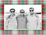 Holiday Photo Mount Cards by Boatman Geller - Quinn Plaid Red