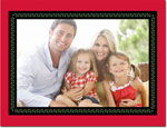 Holiday Photo Mount Cards by Boatman Geller - Vine Ribbon Red & Black
