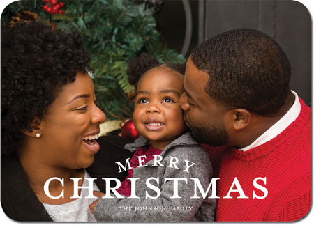 Digital Holiday Photo Cards by Boatman Geller - Curved Text Merry Christmas Digital Holiday Photo Cards by Boatman Geller - Curved Text Merry Christmas