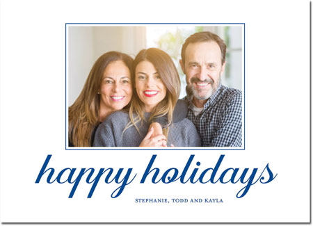 Digital Holiday Photo Cards by Boatman Geller - Aaron Happy Holidays