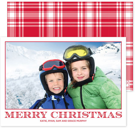 Digital Holiday Photo Cards by Boatman Geller - Anna Merry Christmas on White Digital Holiday Photo Cards by Boatman Geller - Anna Merry Christmas on White