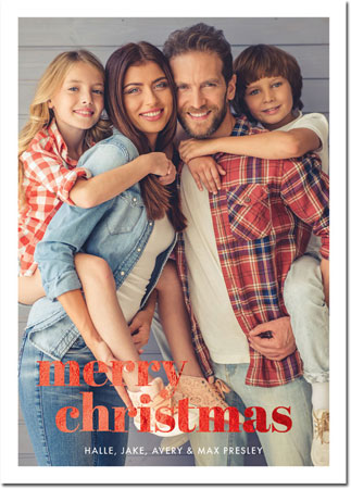 Digital Holiday Photo Cards by Boatman Geller - Poster Merry Christmas Foil V Digital Holiday Photo Cards by Boatman Geller - Poster Merry Christmas Foil V