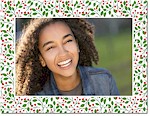 Digital Holiday Photo Cards by Boatman Geller - Berry Pattern